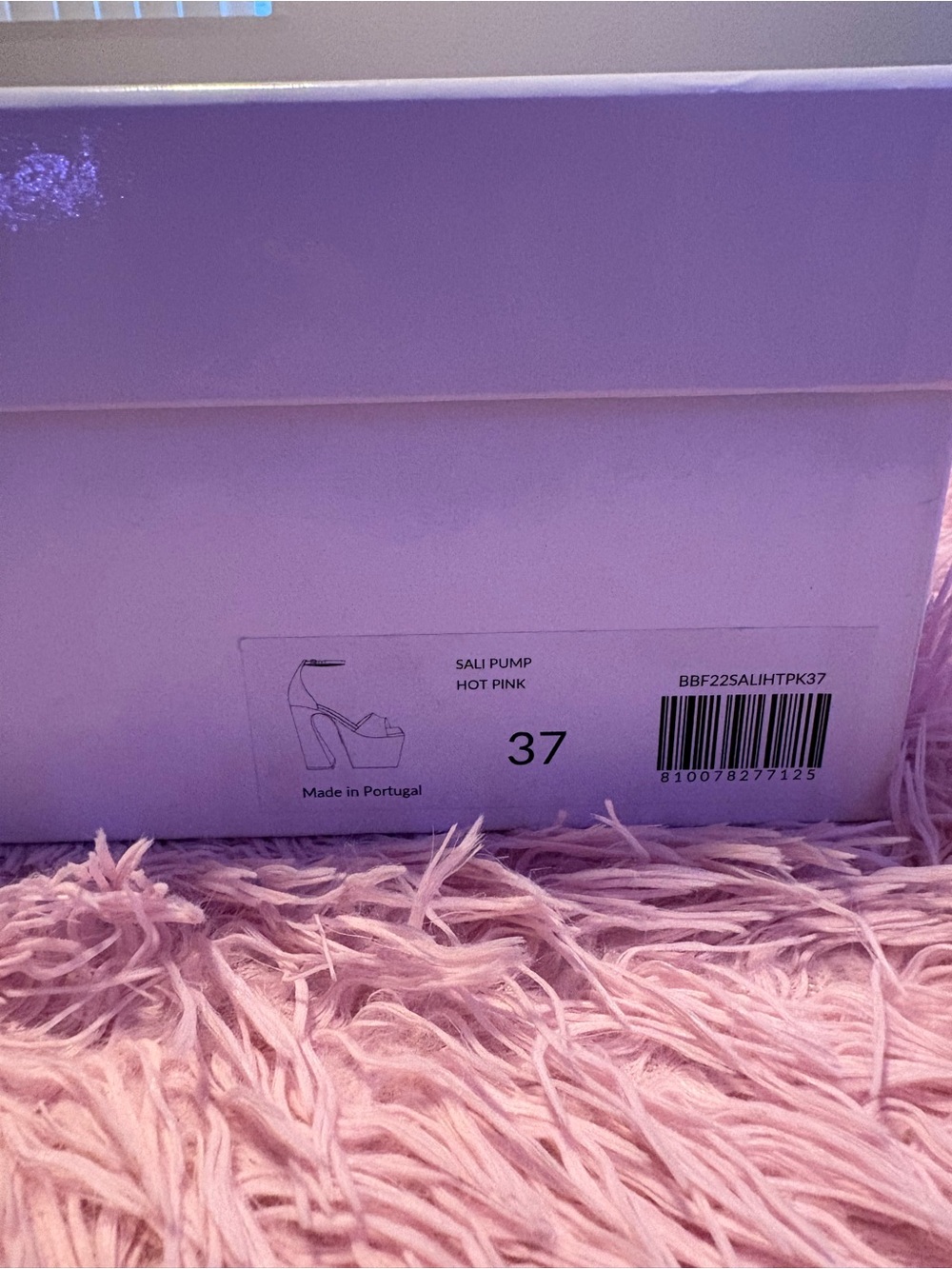 Brandon Blackwood Sali Pump in Hot Pink Satin